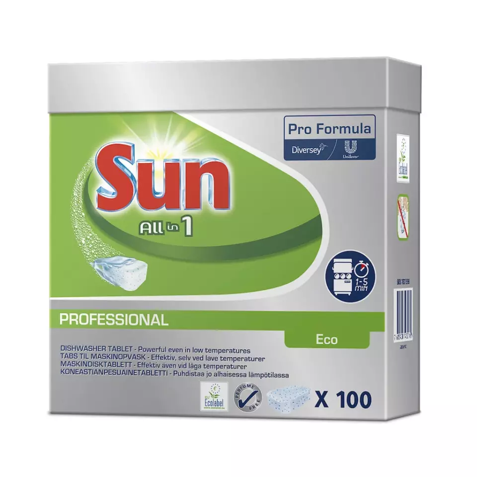Sun Pro Formula 7521559, All in 1 Eco Dishwasher Tablets 100 pcs, image 1, gallery thumbnail