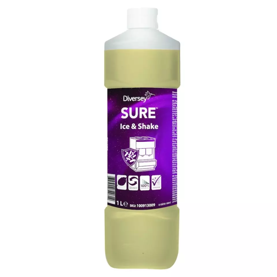 SURE 100913009, Ice & Shake 3in1 1L - Disinfecting Cleaner for Ice Cream, Milkshake, Ice Cube and Beverage Machines, image 1, gallery thumbnail