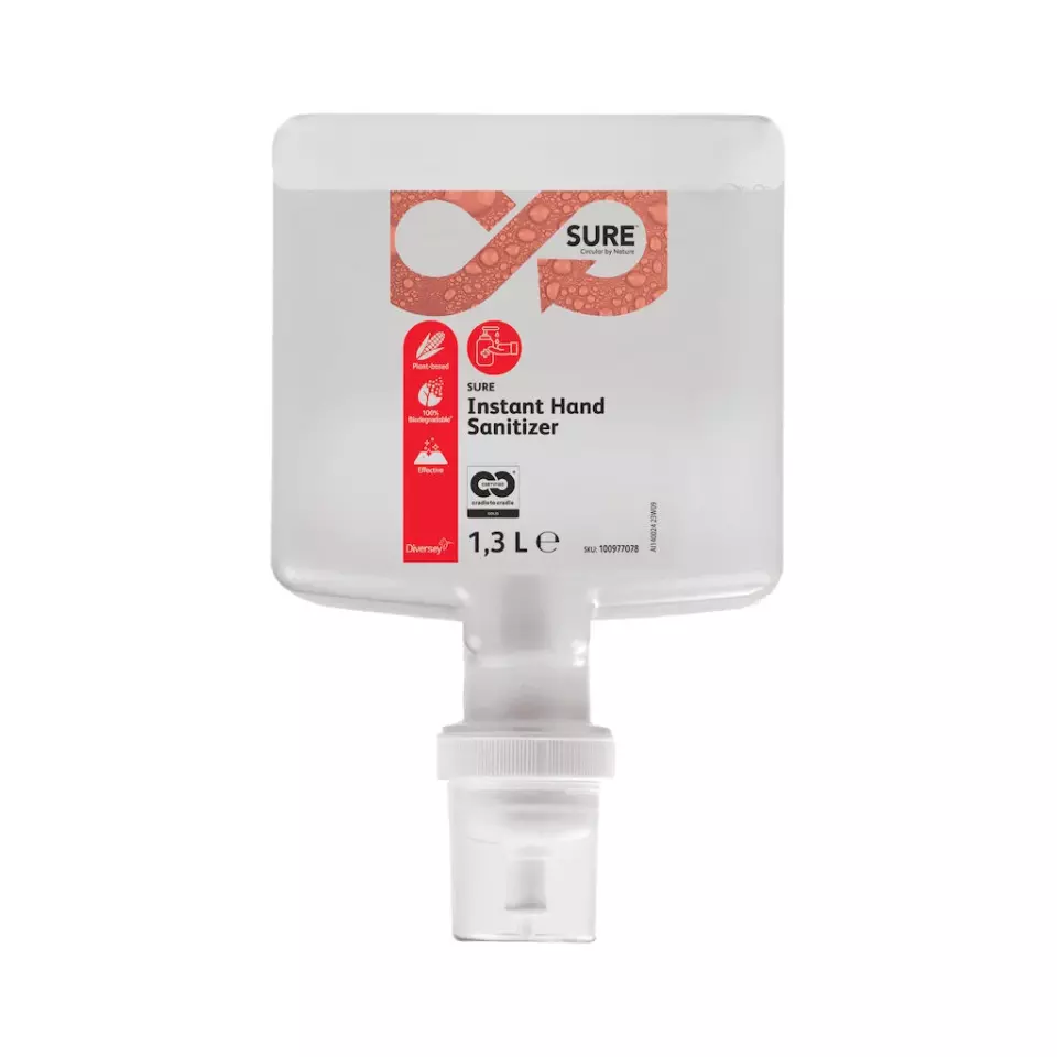 SURE 100977078, Instant Hand Sanitizer 1.3L - Käsien desinfiointivaahto IntelliCare-annostelijaan, image 1, gallery thumbnail