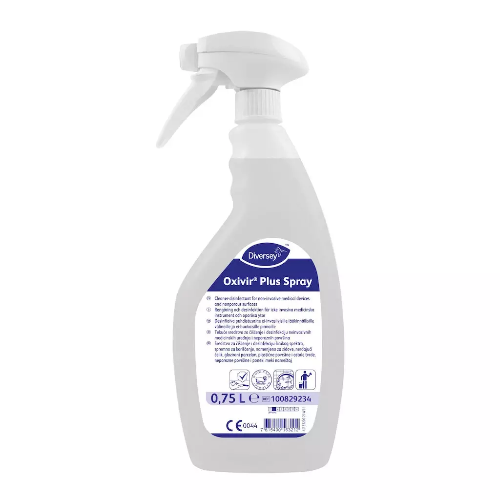 Oxivir 100829234, Plus Spray 0.75L - Disinfectant Cleaner, image 1