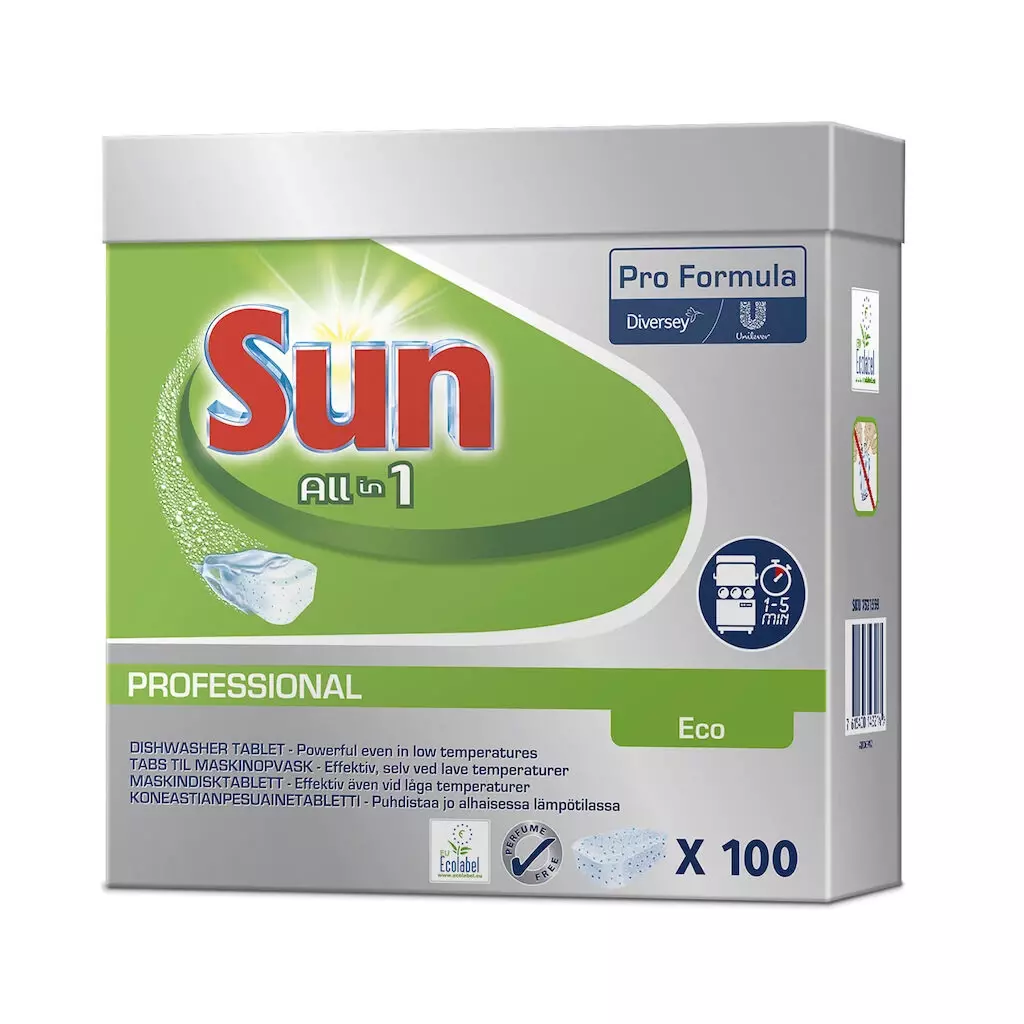 Sun Pro Formula 7521559, All in 1 Eco Dishwasher Tablets 100 pcs, image 1