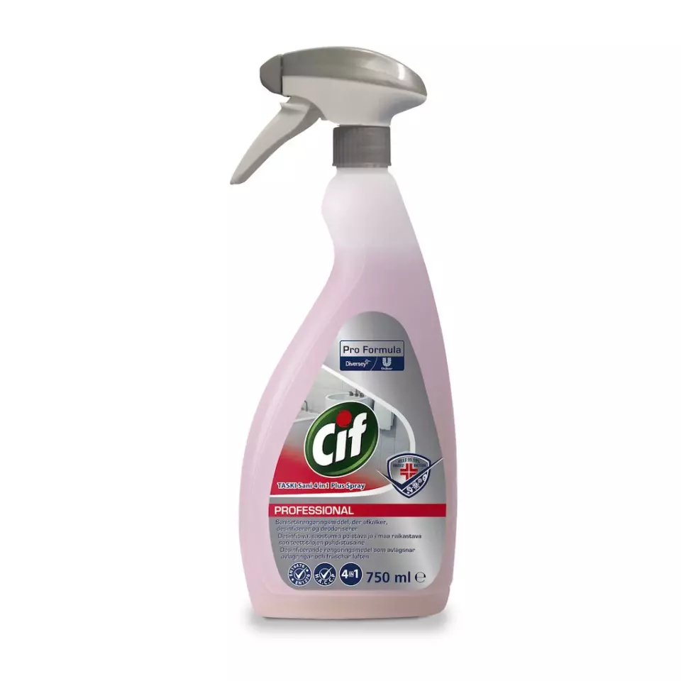 Cif Pro Formula 101104567, Sani 4in1 Plus Disinfecting Cleaner for Sanitary Facilities 750ml, image 1, gallery thumbnail