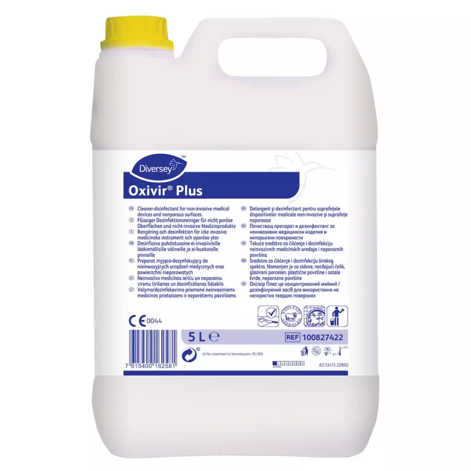 Oxivir 100827422, Plus 5L - Desinficerande rengöringsmedel, image 1, gallery thumbnail