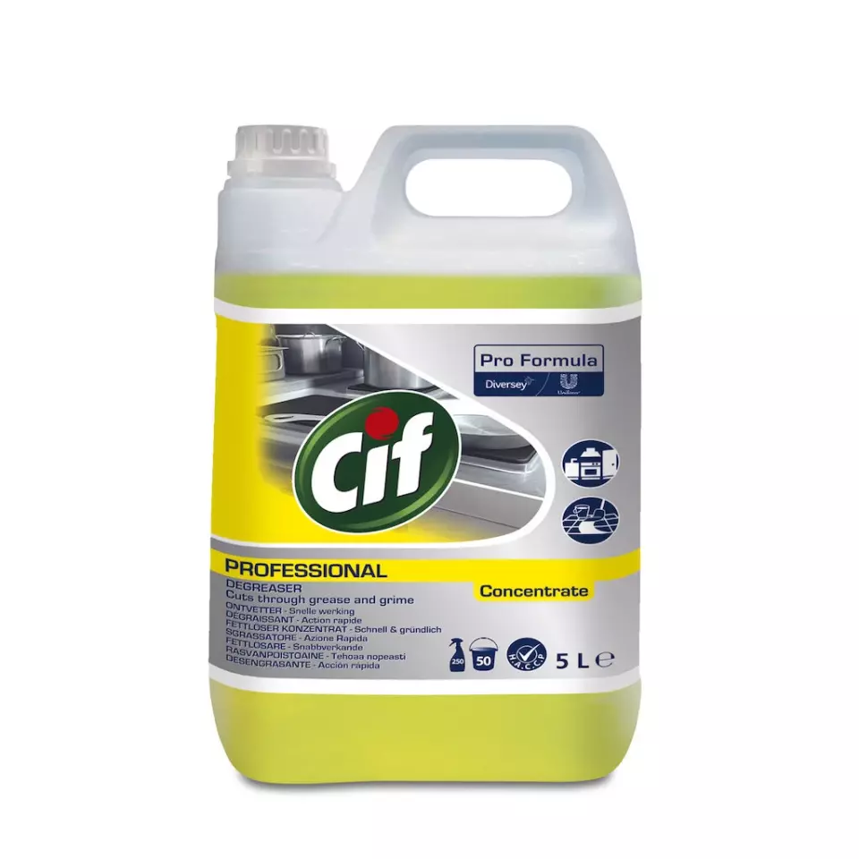 Cif Pro Formula 100856436, Degreasing and Heavy-Duty Cleaning Concentrate 5L, image 1, gallery thumbnail