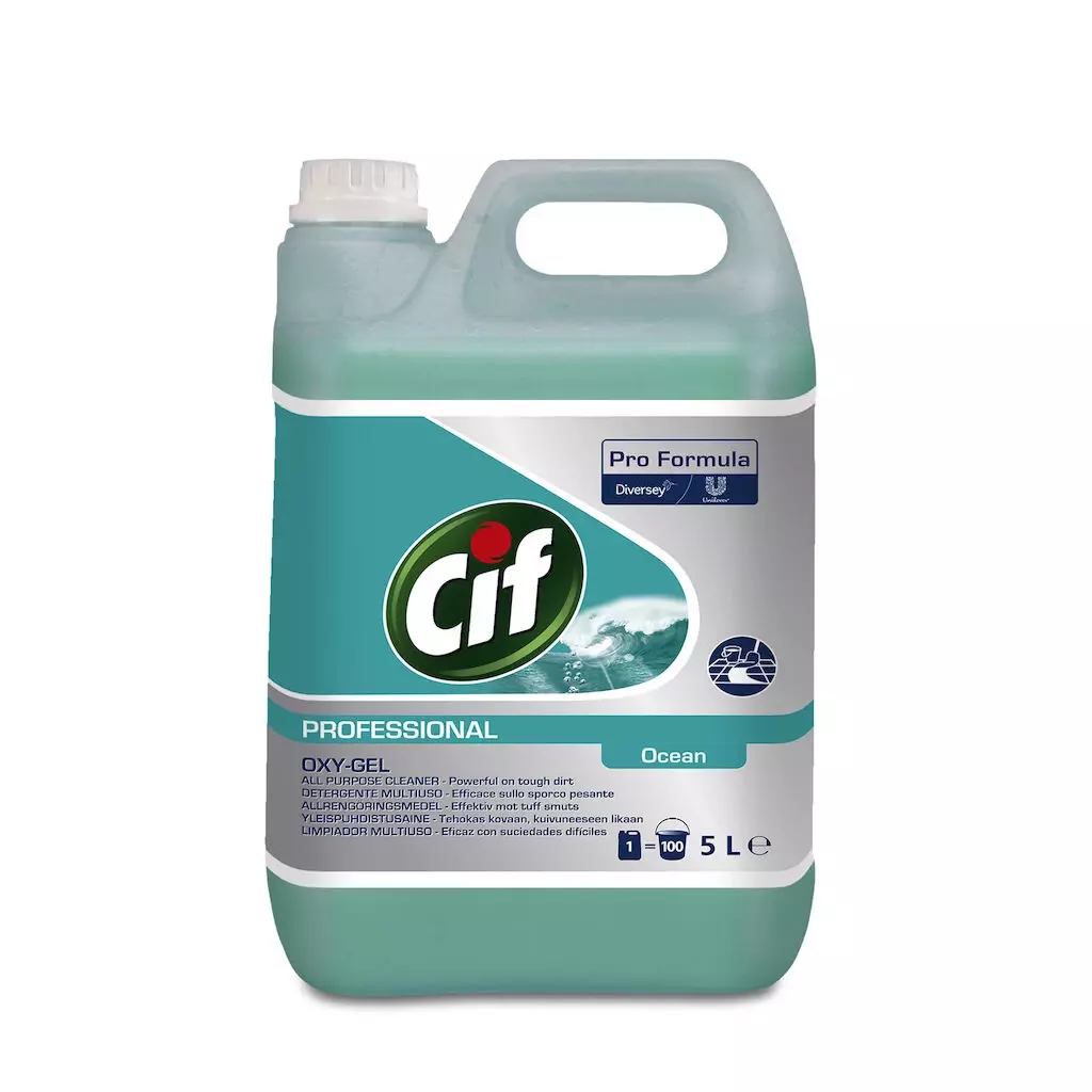 Cif Pro Formula 7517870, Oxygel Ocean Multi-Purpose Cleaner 5L, image 1