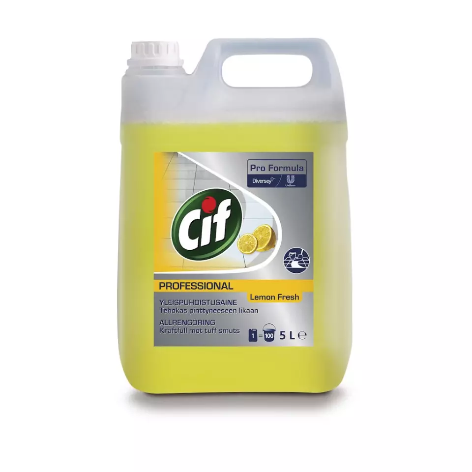 Cif Pro Formula 7517873, Lemon Fresh Multi-Purpose Cleaner 5L, image 1, gallery thumbnail