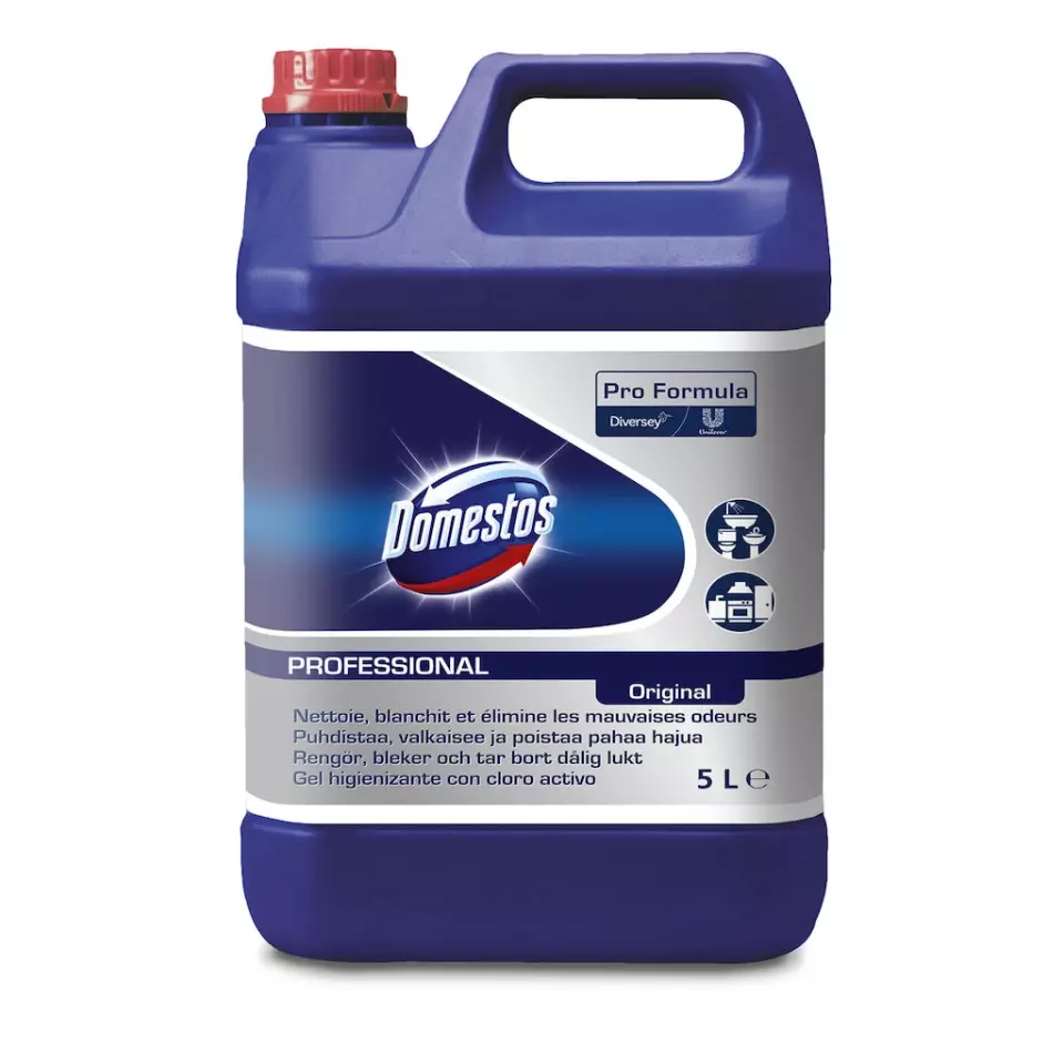 Domestos Pro Formula 100847002, Klorbaserat desinficerande rengöringsmedel 5L, image 1, gallery thumbnail