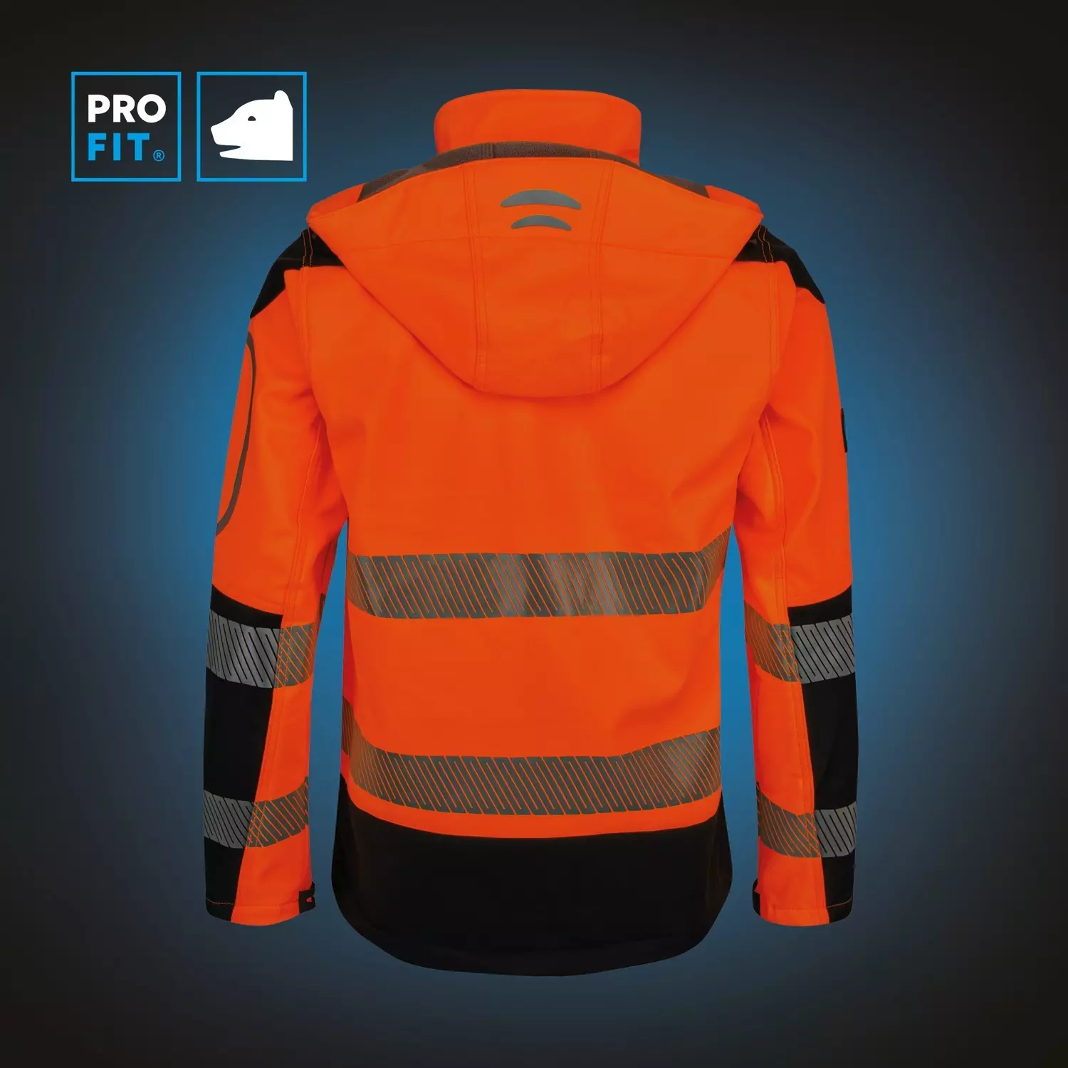 PRO FIT 981, Warnschutz Softshelljacke, image 4