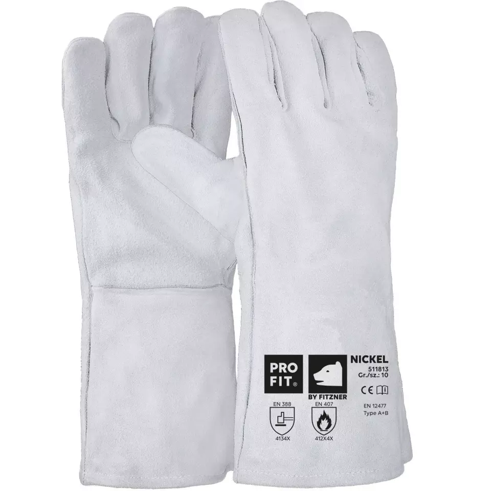 PRO FIT 511813, Split Cowhide Leather Welding Glove, image 1, gallery thumbnail