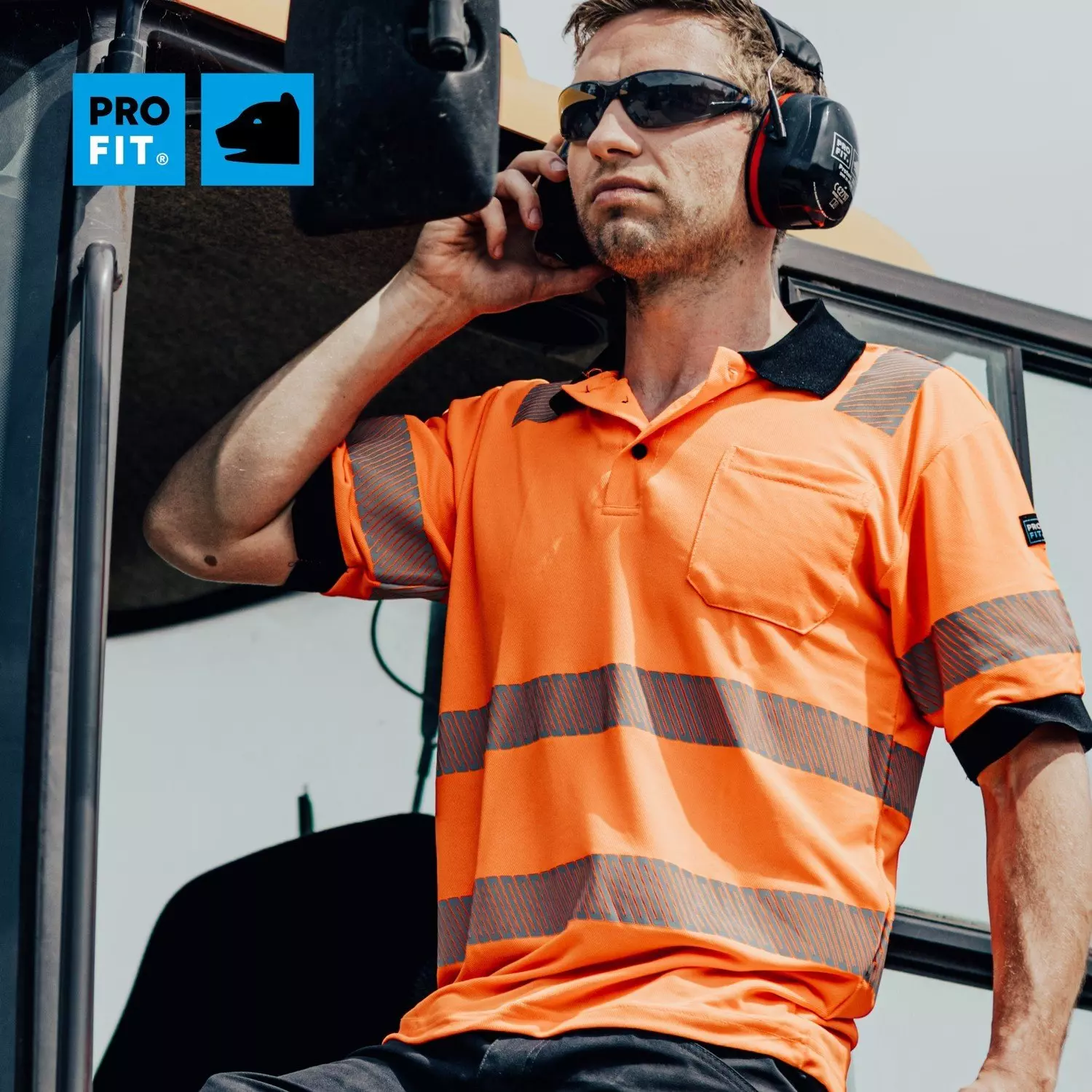 PRO FIT 221, High visibility polo shirt, image 5