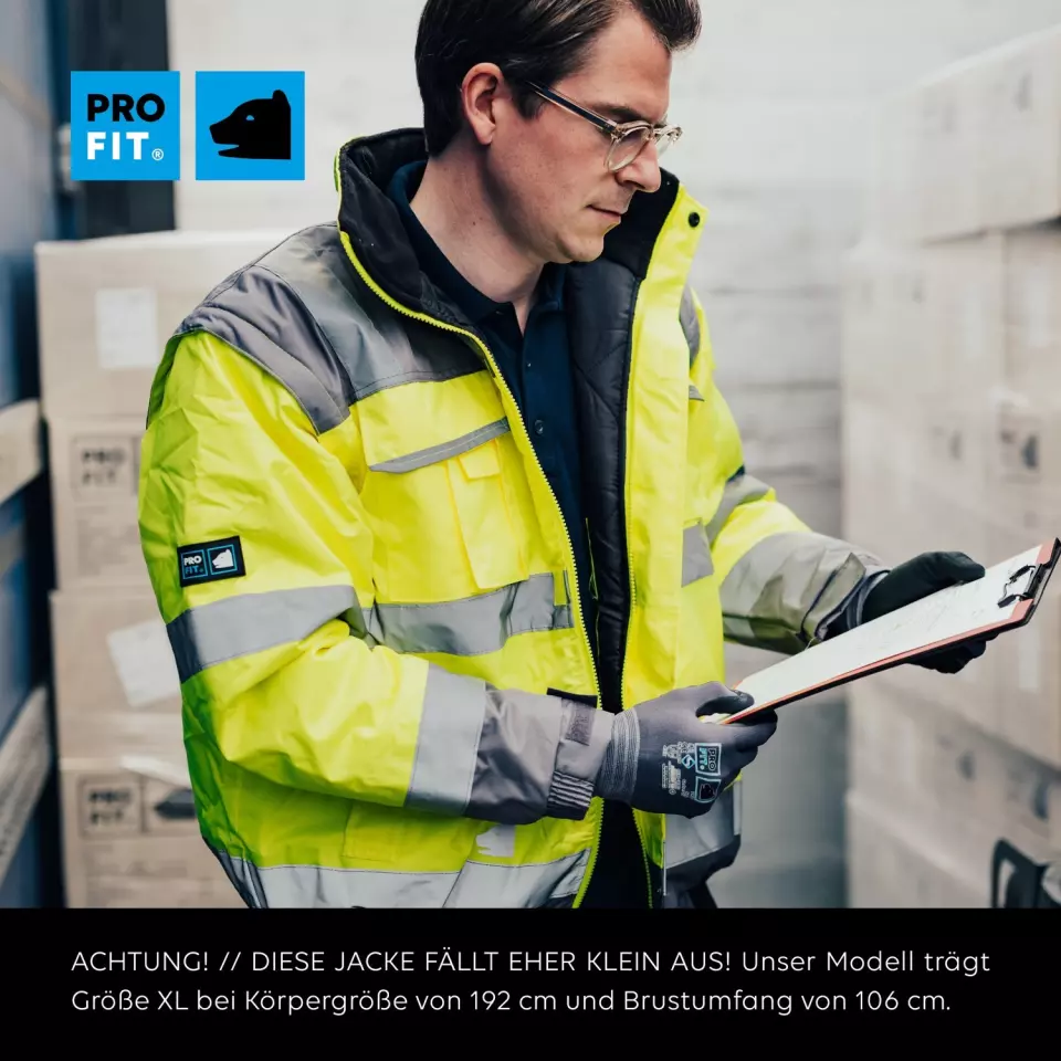 PRO FIT 9701, Hi-Vis Pilot Jacket, image 5, gallery thumbnail