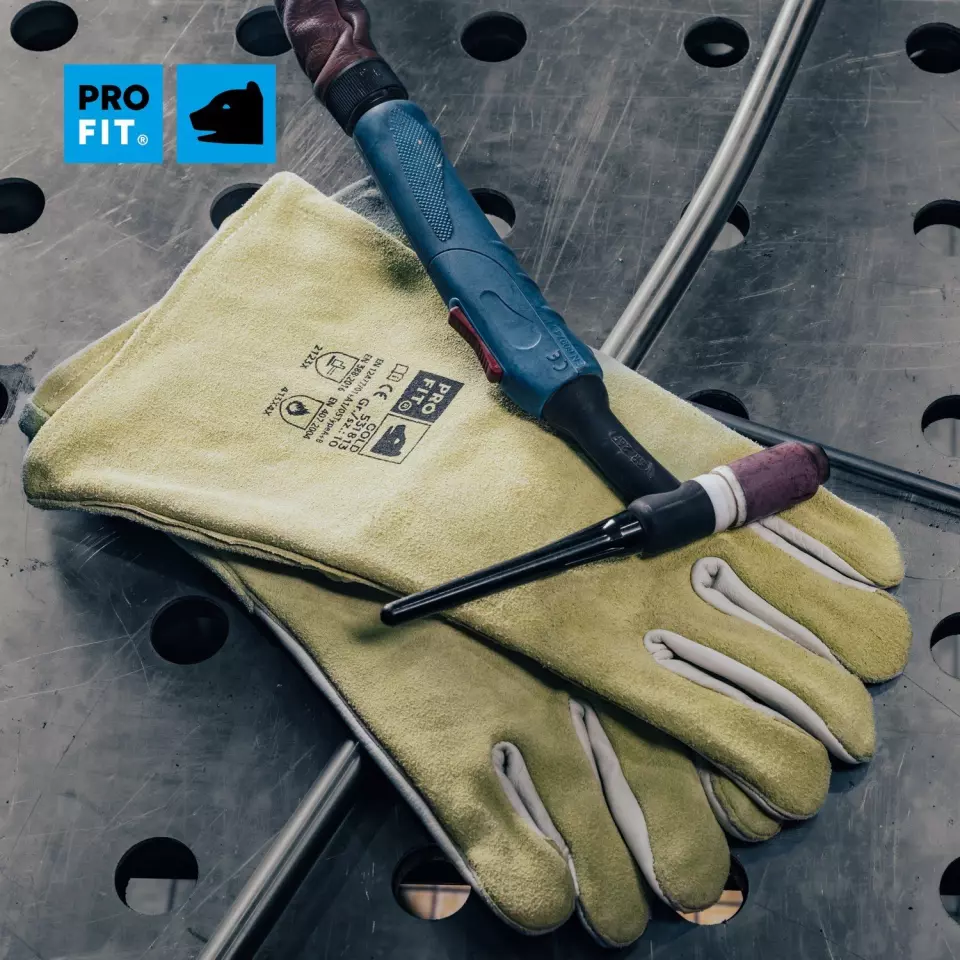 PRO FIT 531813, Combined Cowhide Welding Glove, image 4, gallery thumbnail