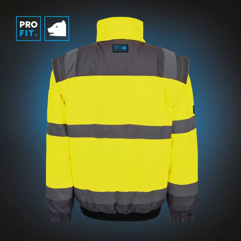 PRO FIT 9701, Hi-Vis Pilot Jacket, image 3, gallery thumbnail