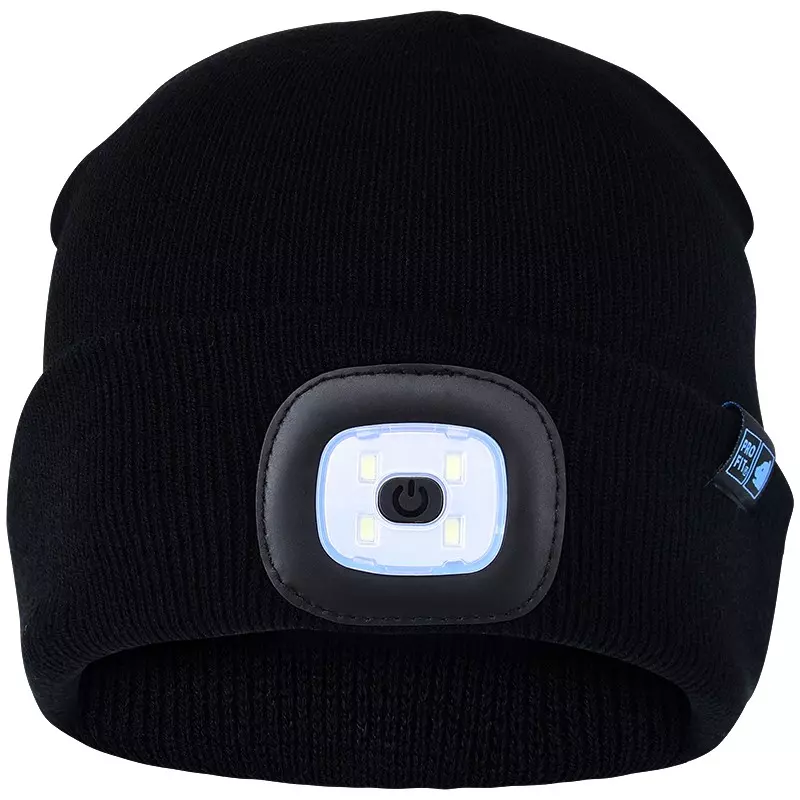 PRO FIT 220111, Beanie with Light, Black, image 2, gallery thumbnail