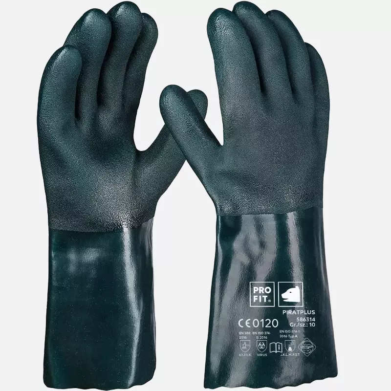 PRO FIT 586314, PVC Chemical Protection Gloves 10, image 1