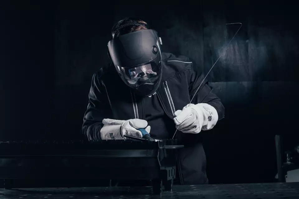 PRO FIT 531822, Welding Glove Combi Cowhide, Size 10, image 3, gallery thumbnail