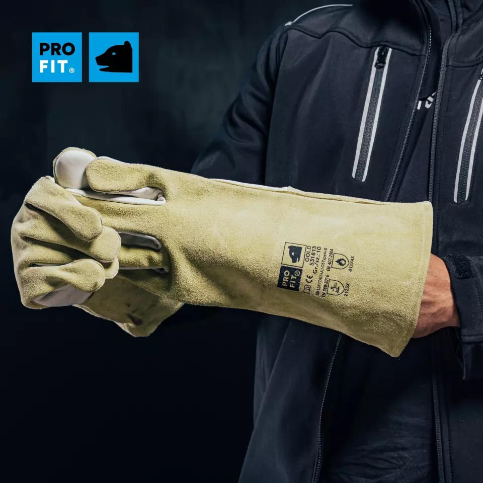 PRO FIT 531813, Combined Cowhide Welding Glove, image 7, gallery thumbnail