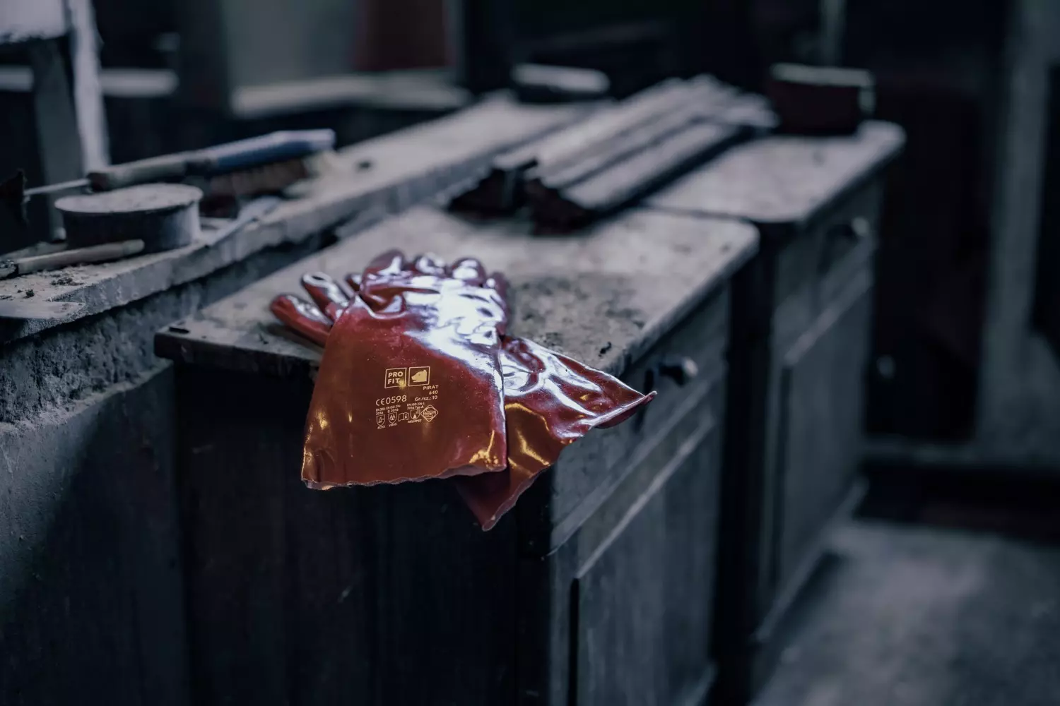 PRO FIT 640, PVC Chemical Protection Gloves, image 2