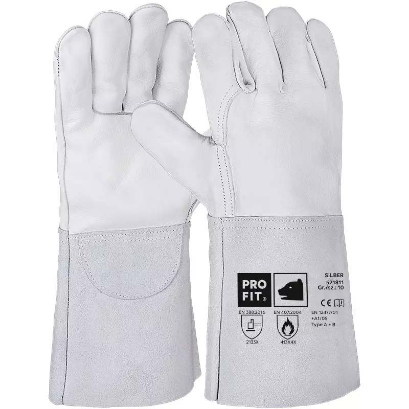 PRO FIT 521811, TIG Welding Glove Full Grain Cowhide, Size 10, image 1