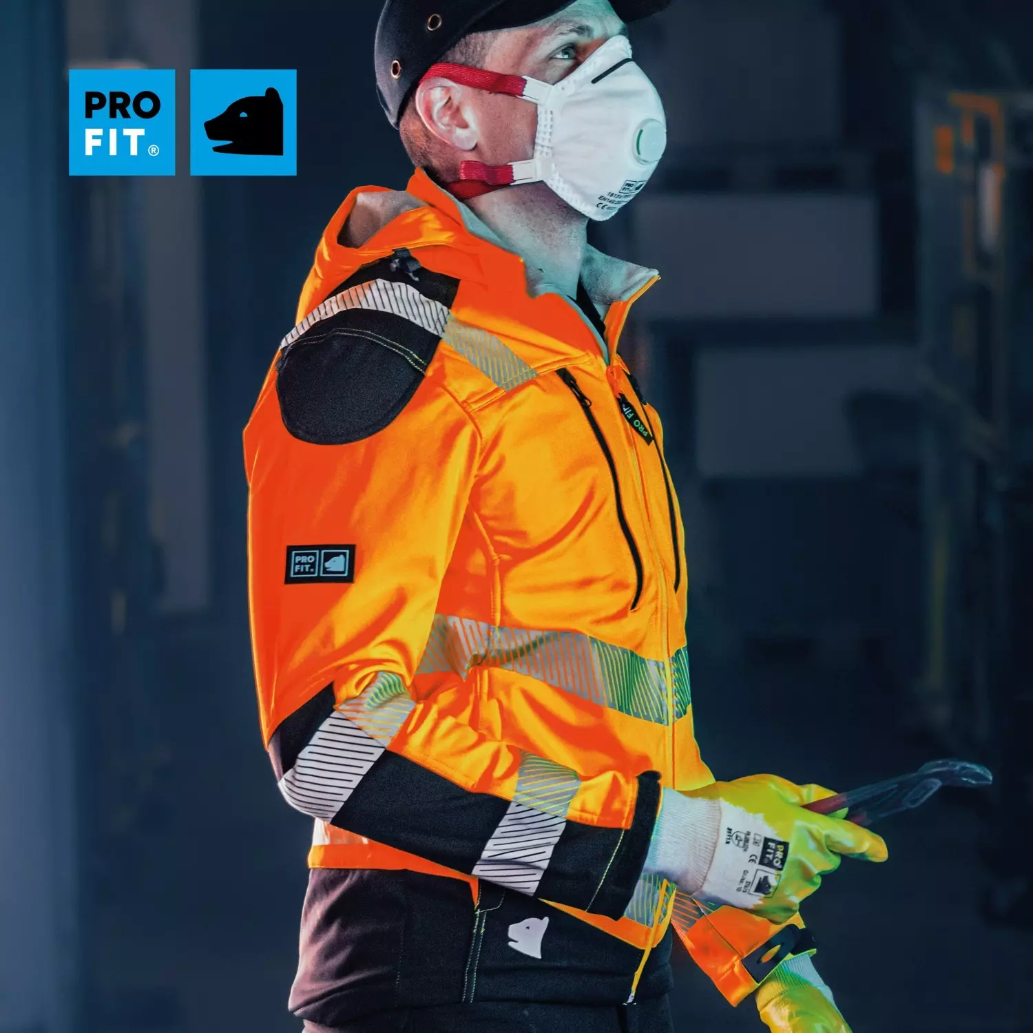 PRO FIT 981, Warnschutz Softshelljacke, image 10
