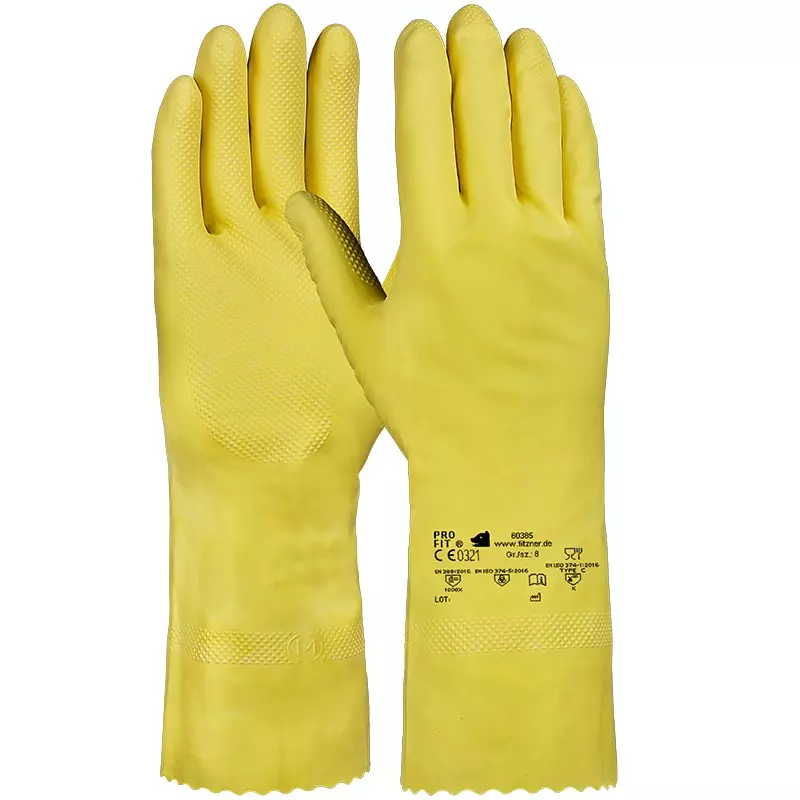 PRO FIT 60385, Latex Household Gloves, image 1, gallery thumbnail