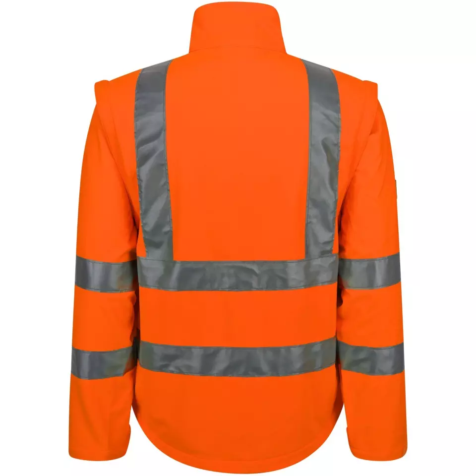 PRO FIT 202, Hi-Vis Softshell Jacket, image 3, gallery thumbnail