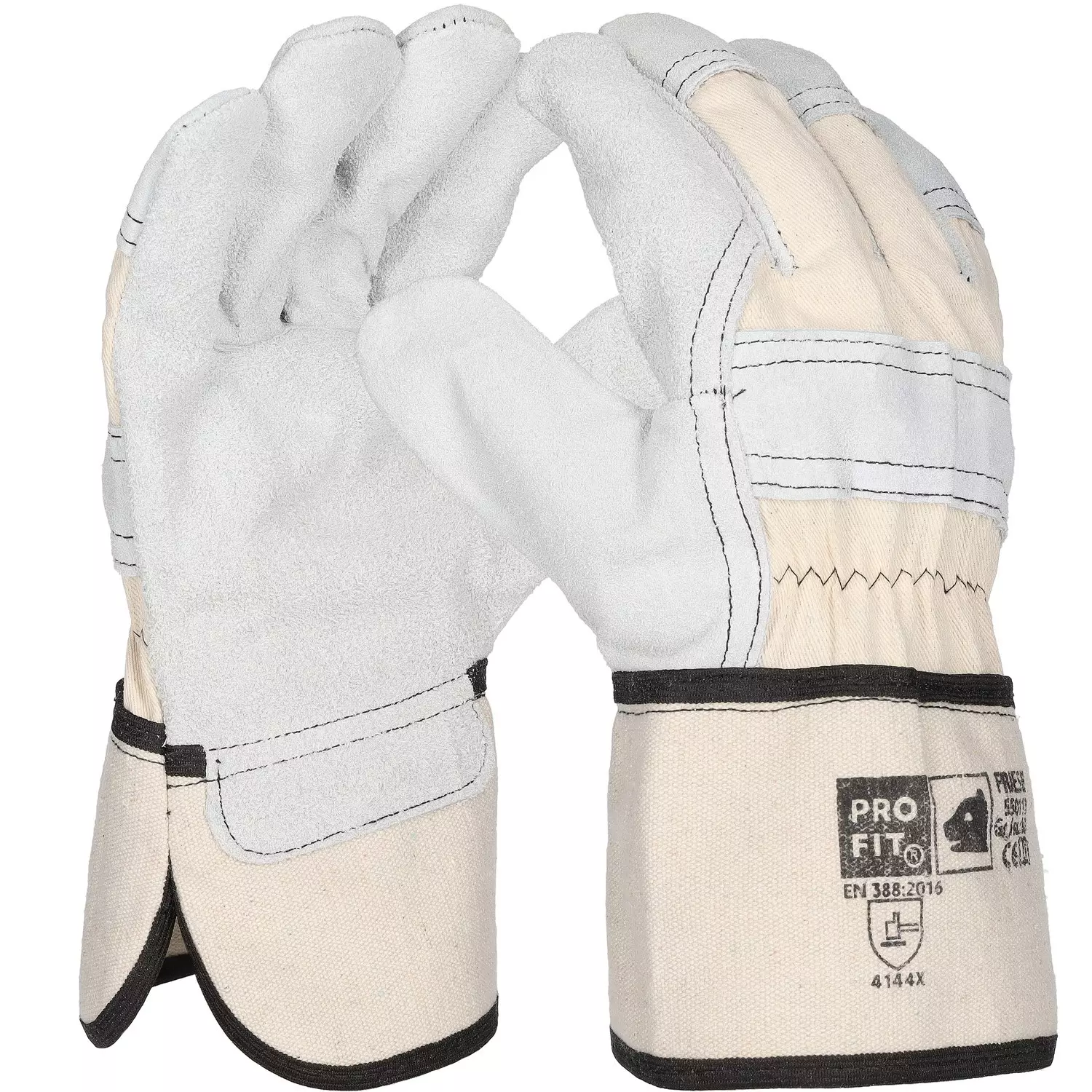 PRO FIT 550113, Split Leather Work Gloves, image 1