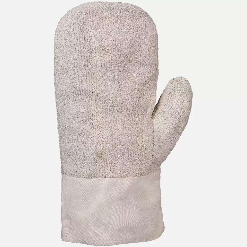 PRO FIT 642371, Cotton Terry Mitt, 35 cm, with Canvas Cuff, image 1, gallery thumbnail