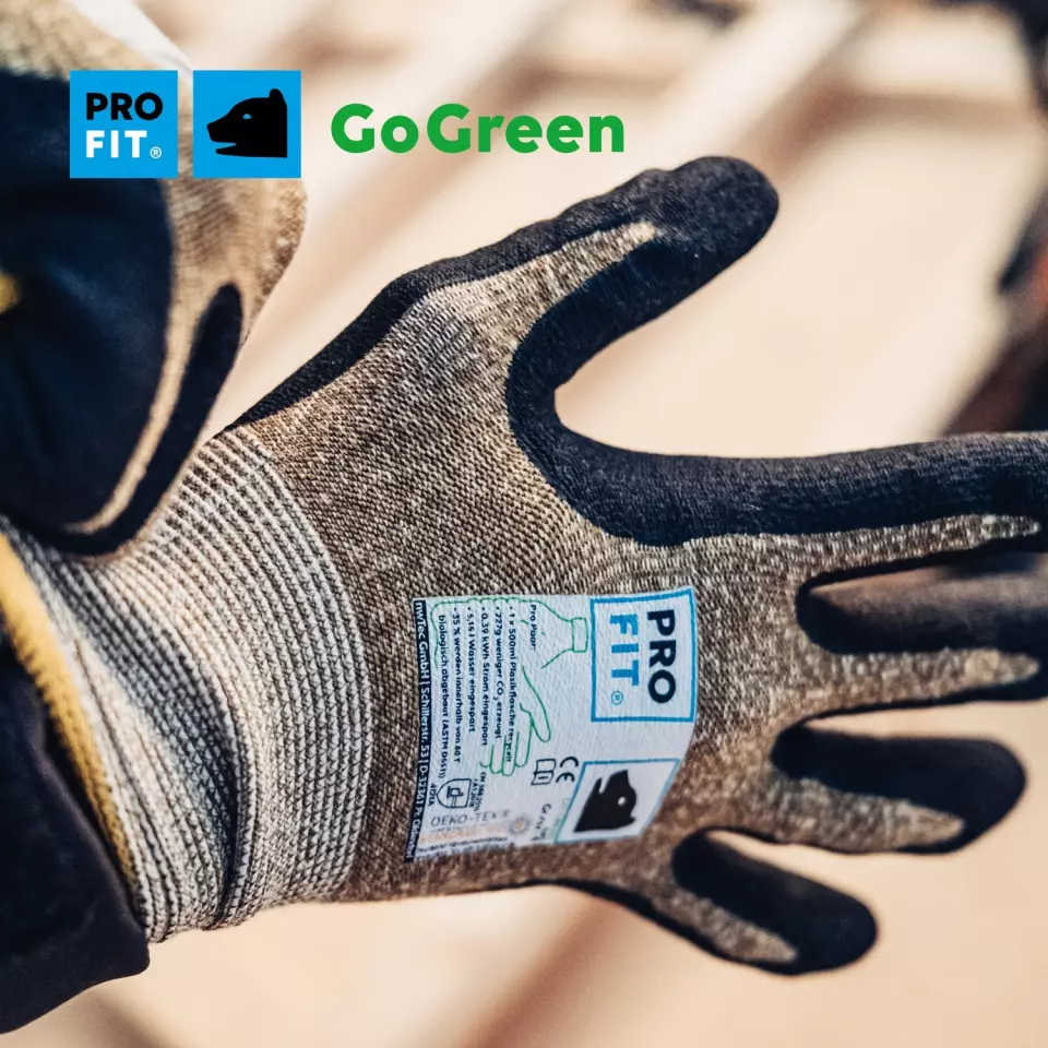 PRO FIT 545, Go Green Nitrile Gloves, image 3, gallery thumbnail