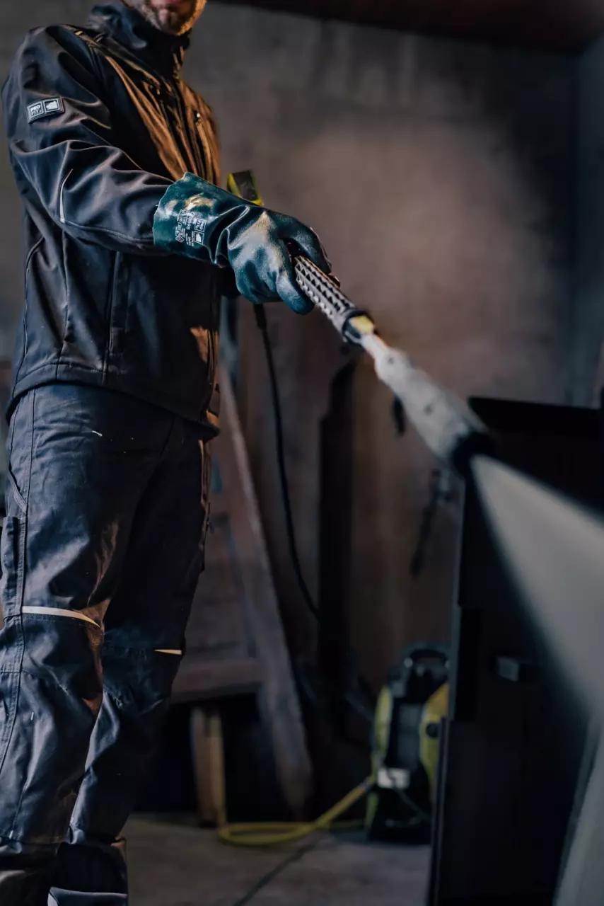 PRO FIT 586314, PVC Chemical Resistant Gloves 10, image 4, gallery thumbnail