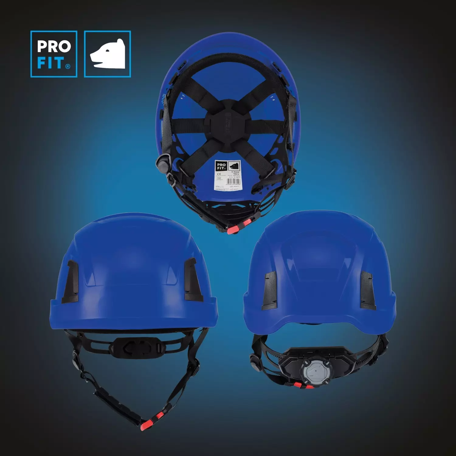 PRO FIT 156611, Pro Cap D!-Rock Safety Helmet, image 3