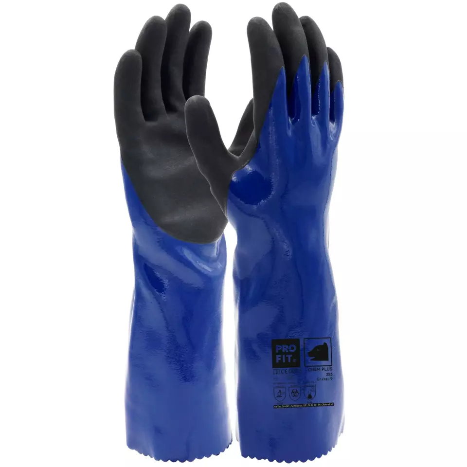 PRO FIT 253, Nitrile Chemical Protection Gloves, image 1, gallery thumbnail