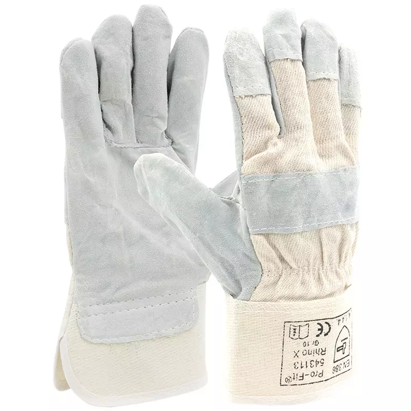 Fitzner Arbeitsschutz 543113, Cow Split Leather Work Gloves, 88CBWA