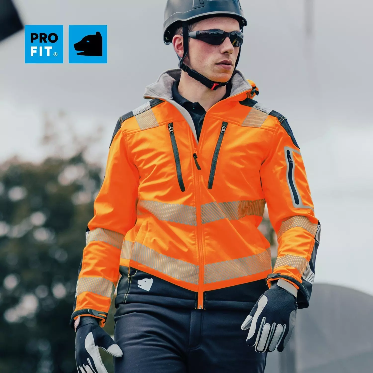 PRO FIT 981, Warnschutz Softshelljacke, image 7