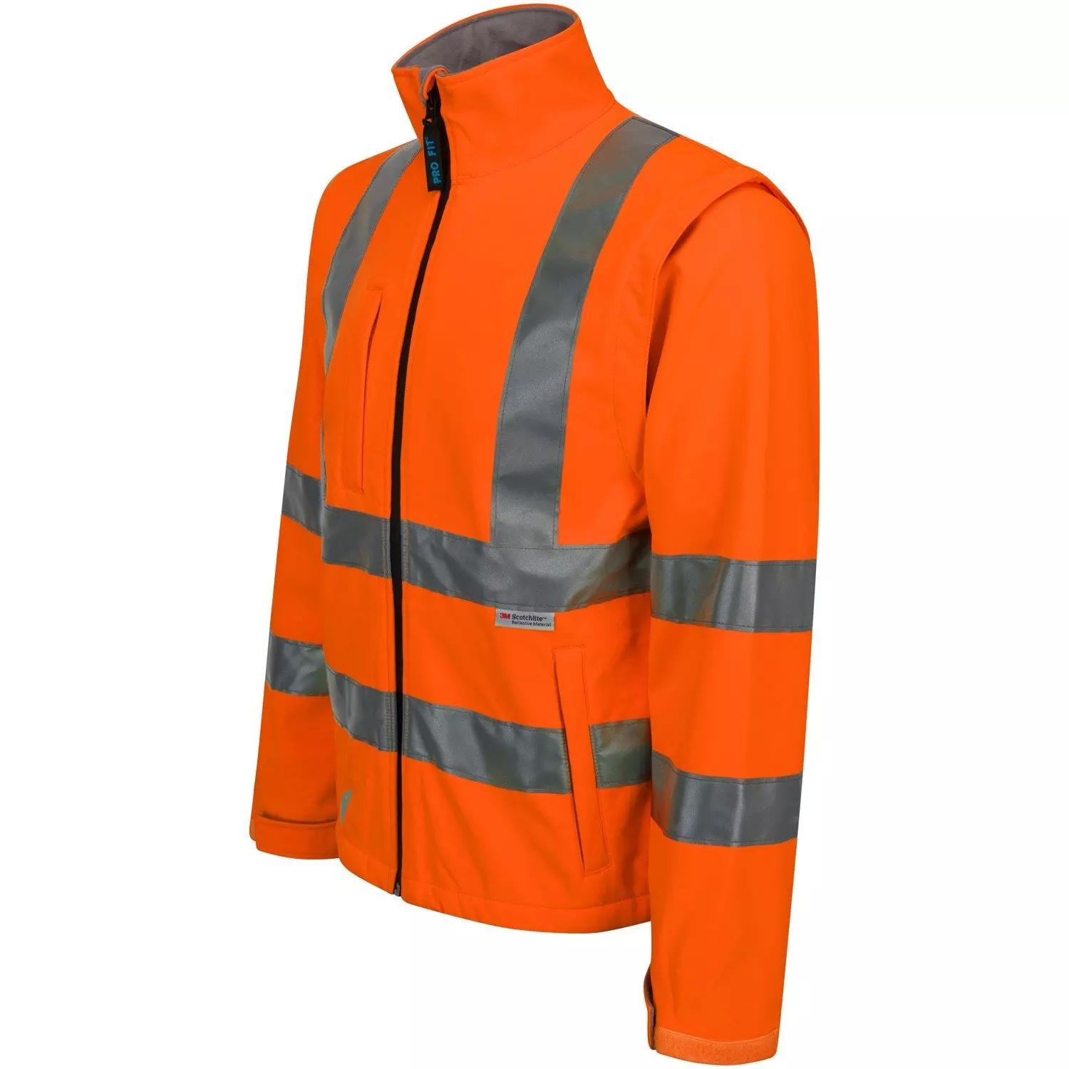 PRO FIT 202, Hi-Vis Softshell Jacket, image 2