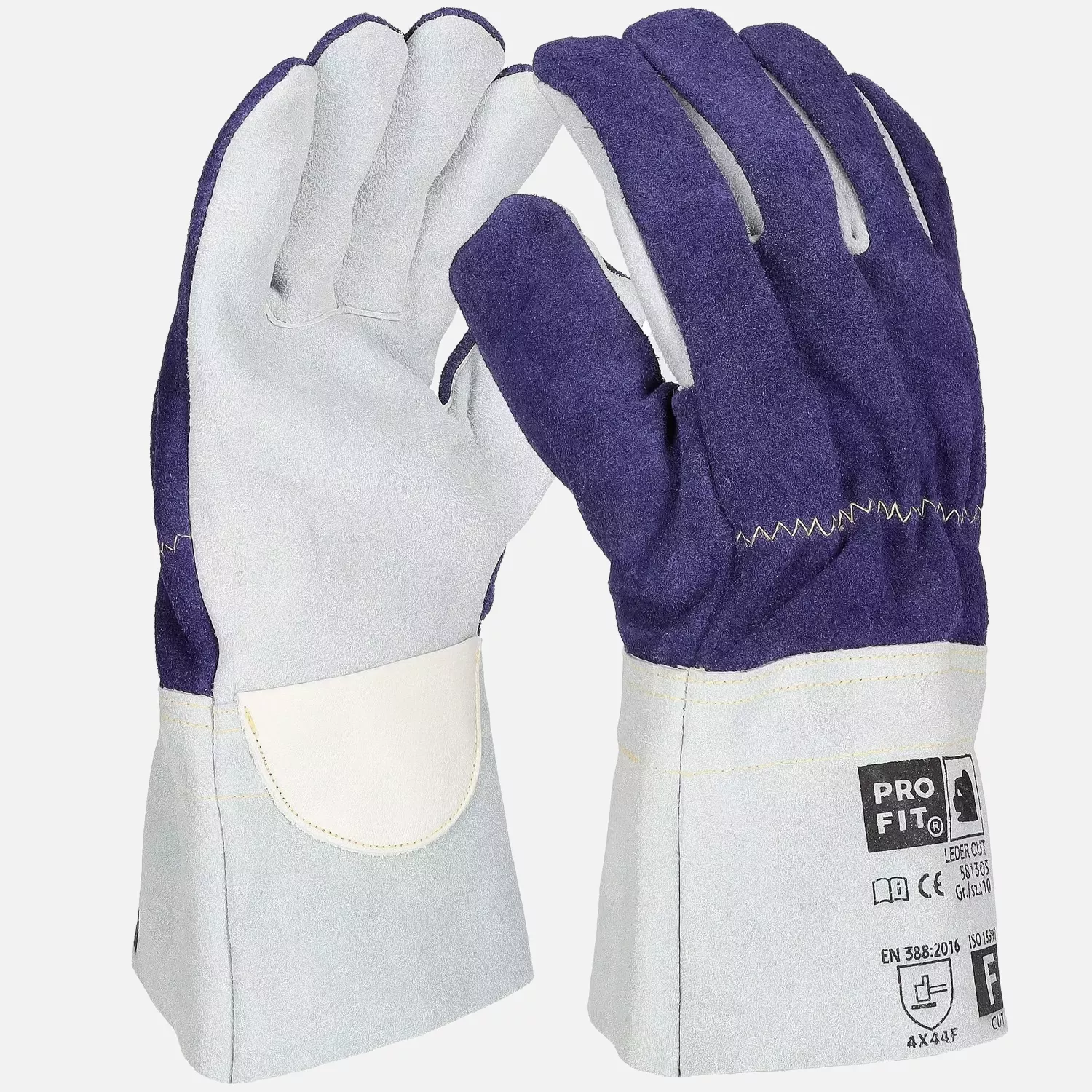 PRO FIT 581305, Leather Cut F Cut Protection Glove, image 1