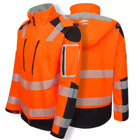 981, PRO FIT High Visibility Softshell Jacket