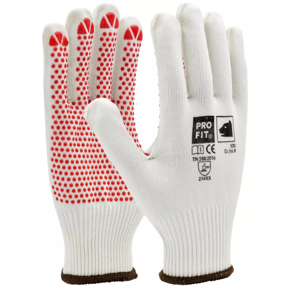 PRO FIT 530, Dot Fine Knit Gloves, image 1, gallery thumbnail