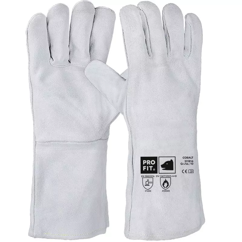 PRO FIT 511814, Split Cowhide Leather Welding Glove, image 1, gallery thumbnail