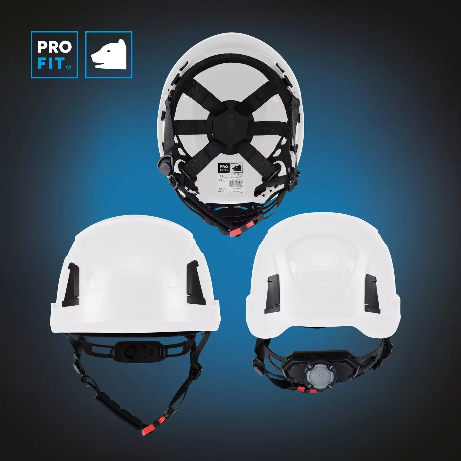 PRO FIT 156612, Pro Cap D!-Rock Safety Helmet, image 3