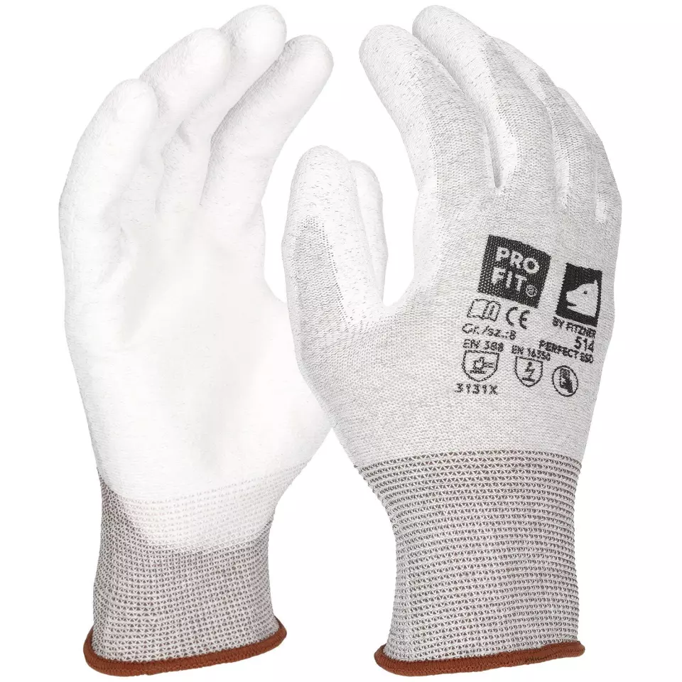 PRO FIT 514, Perfect esd ESD Glove, image 1, gallery thumbnail
