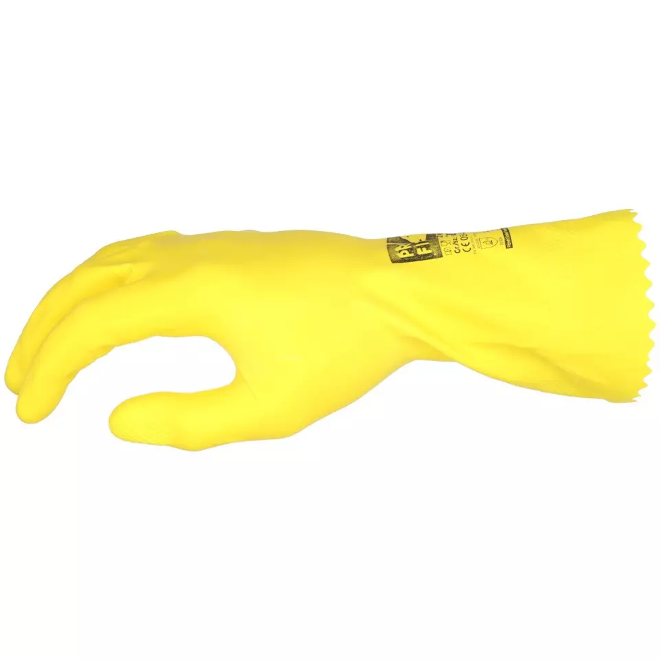 PRO FIT 385, Latex Household Gloves, image 2, gallery thumbnail