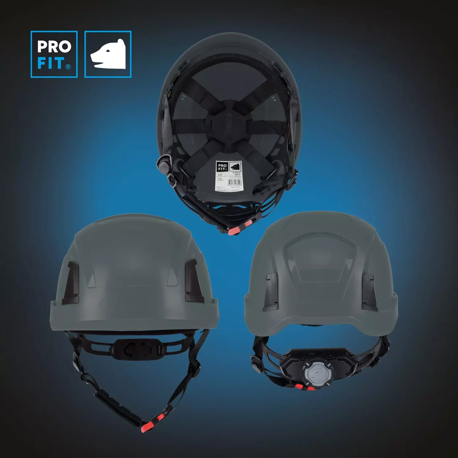 PRO FIT 156614, Pro Cap D!-Rock Safety Helmet, image 3