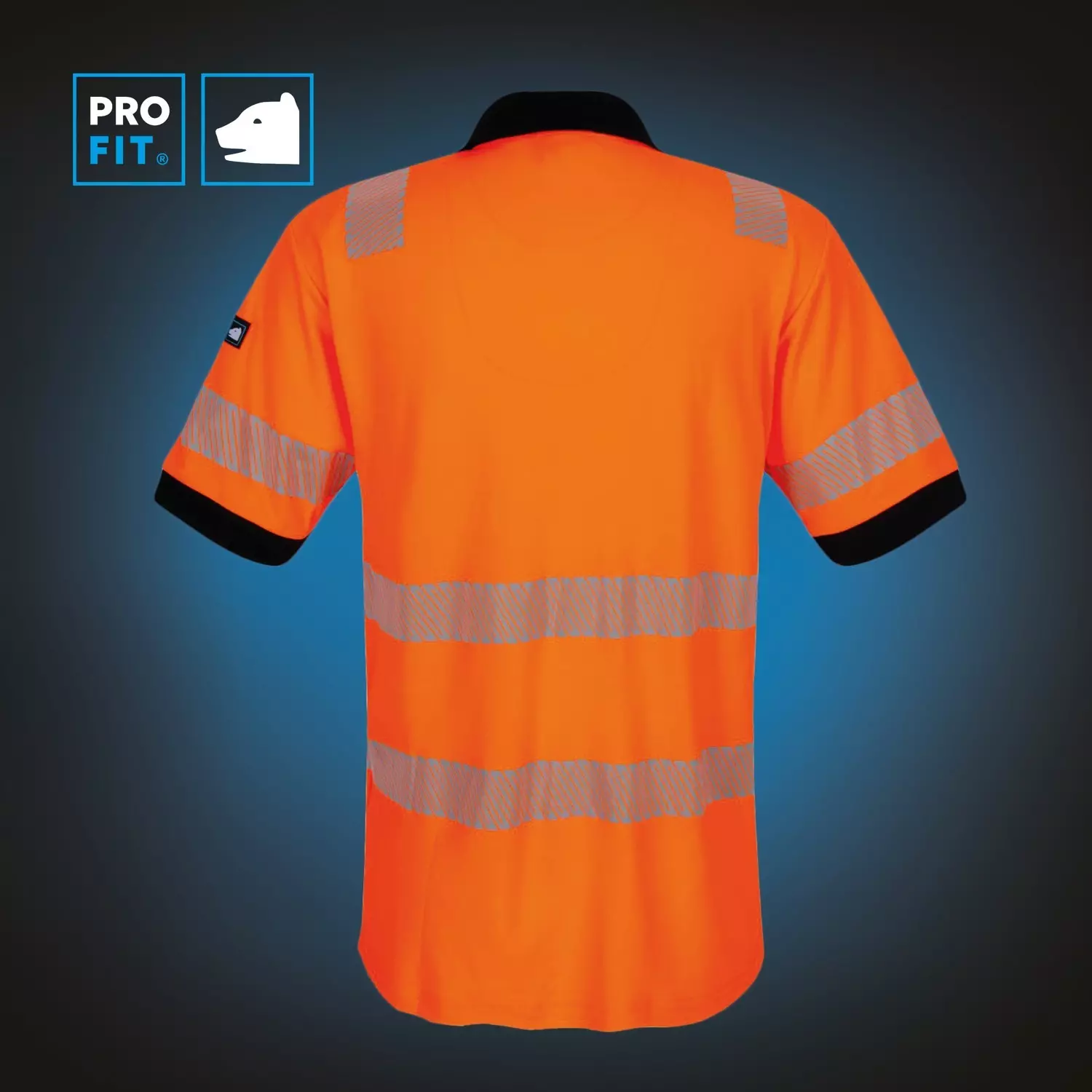 PRO FIT 221, High visibility polo shirt, image 3