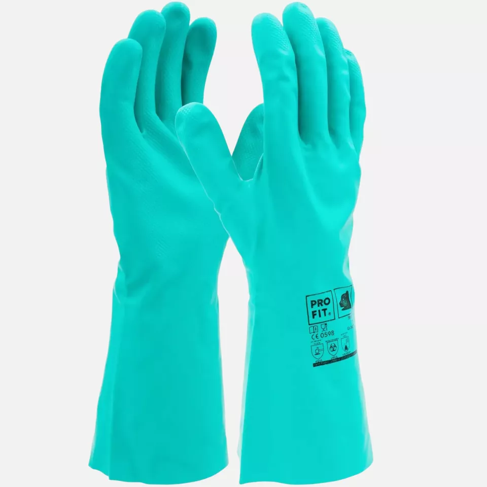 PRO FIT 72, Nitrile Chemical Protection Gloves, image 1, gallery thumbnail
