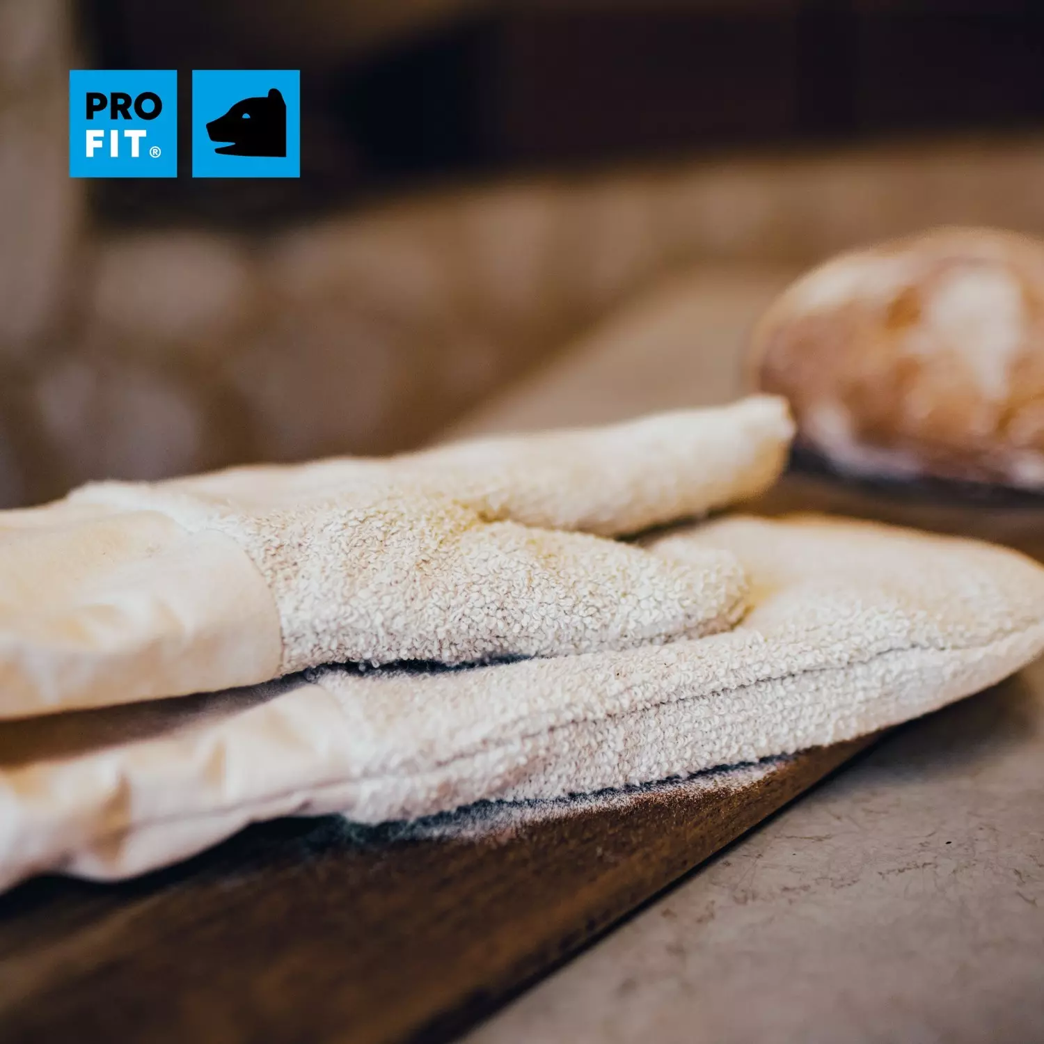 PRO FIT 642371, Cotton Terry Mitt, 35 cm, with Canvas Cuff, image 5