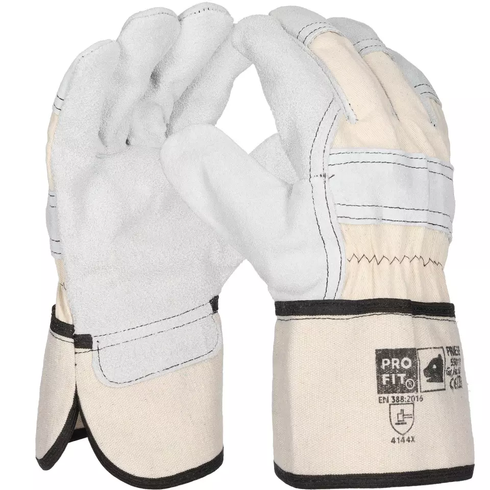 PRO FIT 550113, Split Leather Work Gloves, image 1, gallery thumbnail