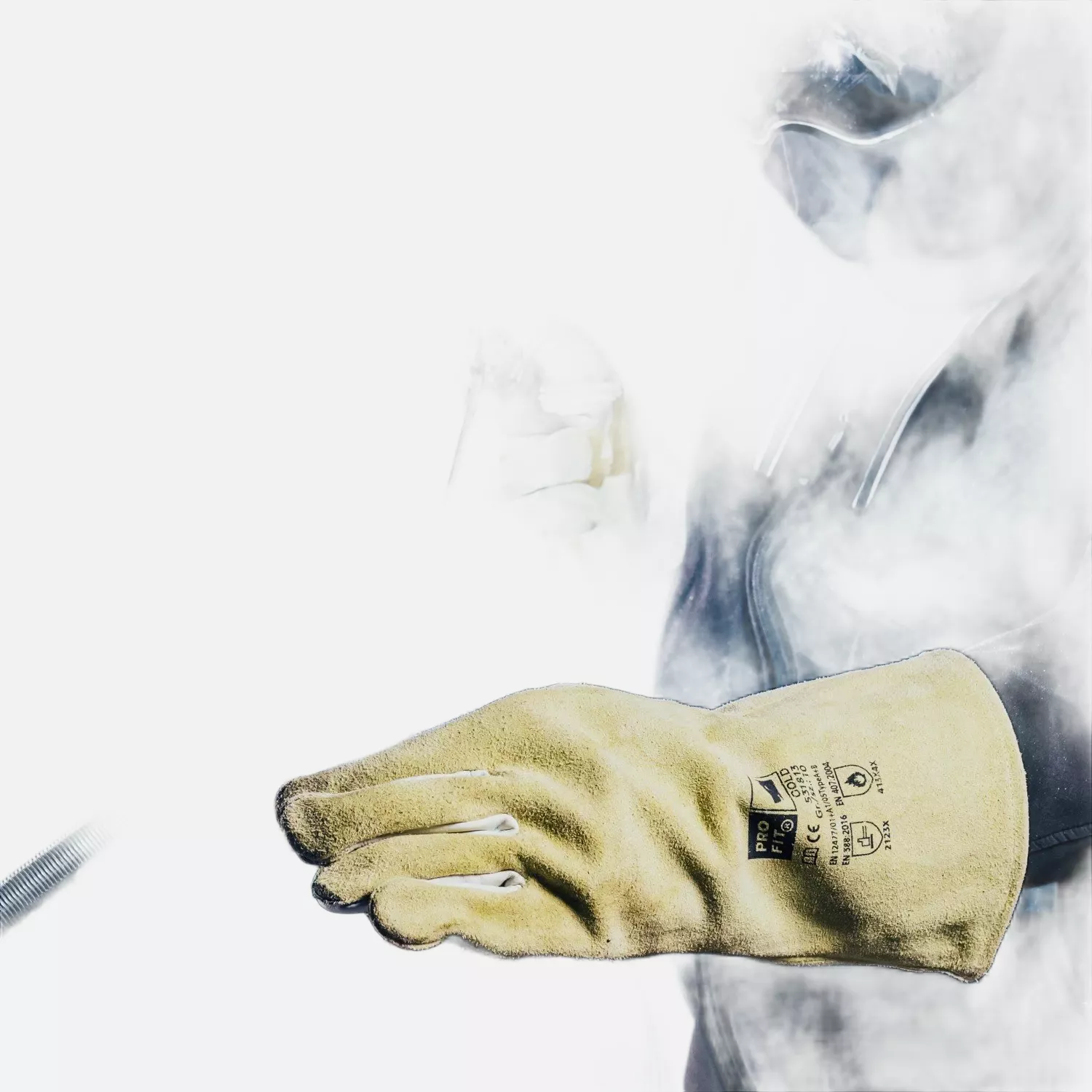PRO FIT 531813, Welding Glove Combi Cowhide, image 6