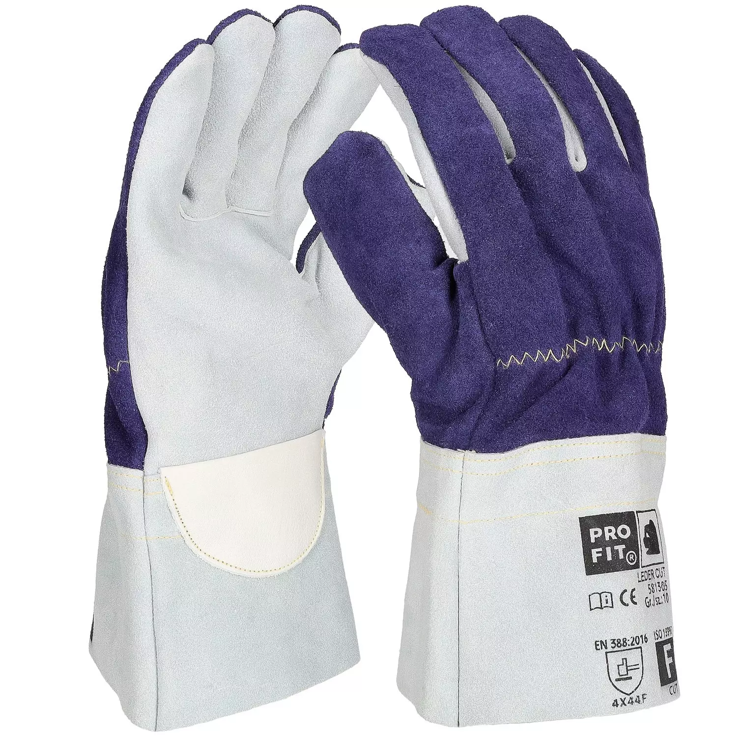 PRO FIT 581305, Leather Cut F Cut Protection Glove, image 1