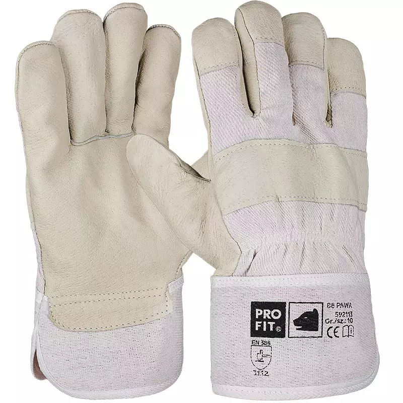 PRO FIT 592113, Pigskin glove 88PAWA yellow, image 1, gallery thumbnail